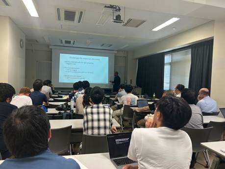 UPWARDS: RPI Associate Professor Trevor Rhone Visits Tohoku University