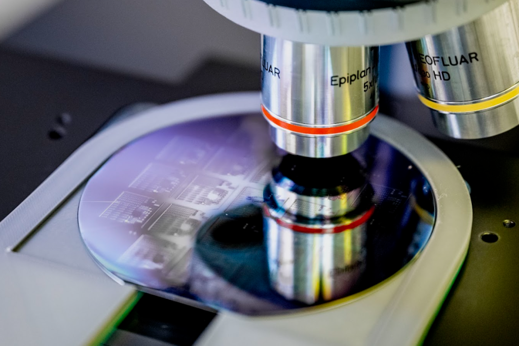 Image of silicon wafer